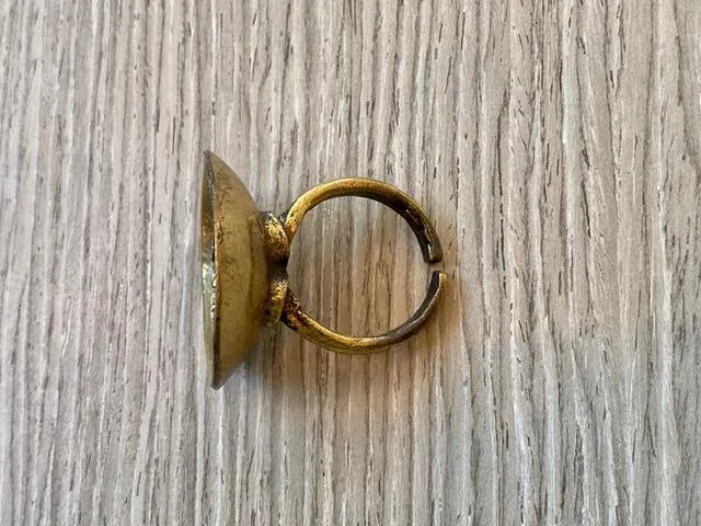 Handmade Limited Edition Bronze Ring by Turkish Designer