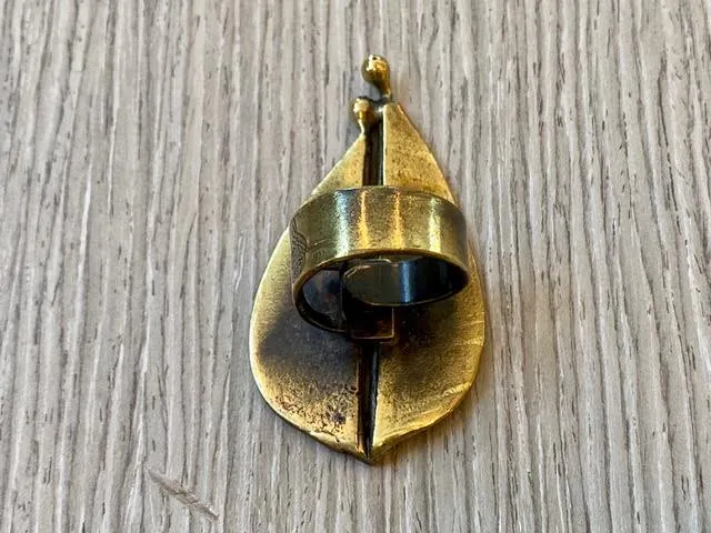 Handmade Limited Edition Bronze Ring by Turkish Designer