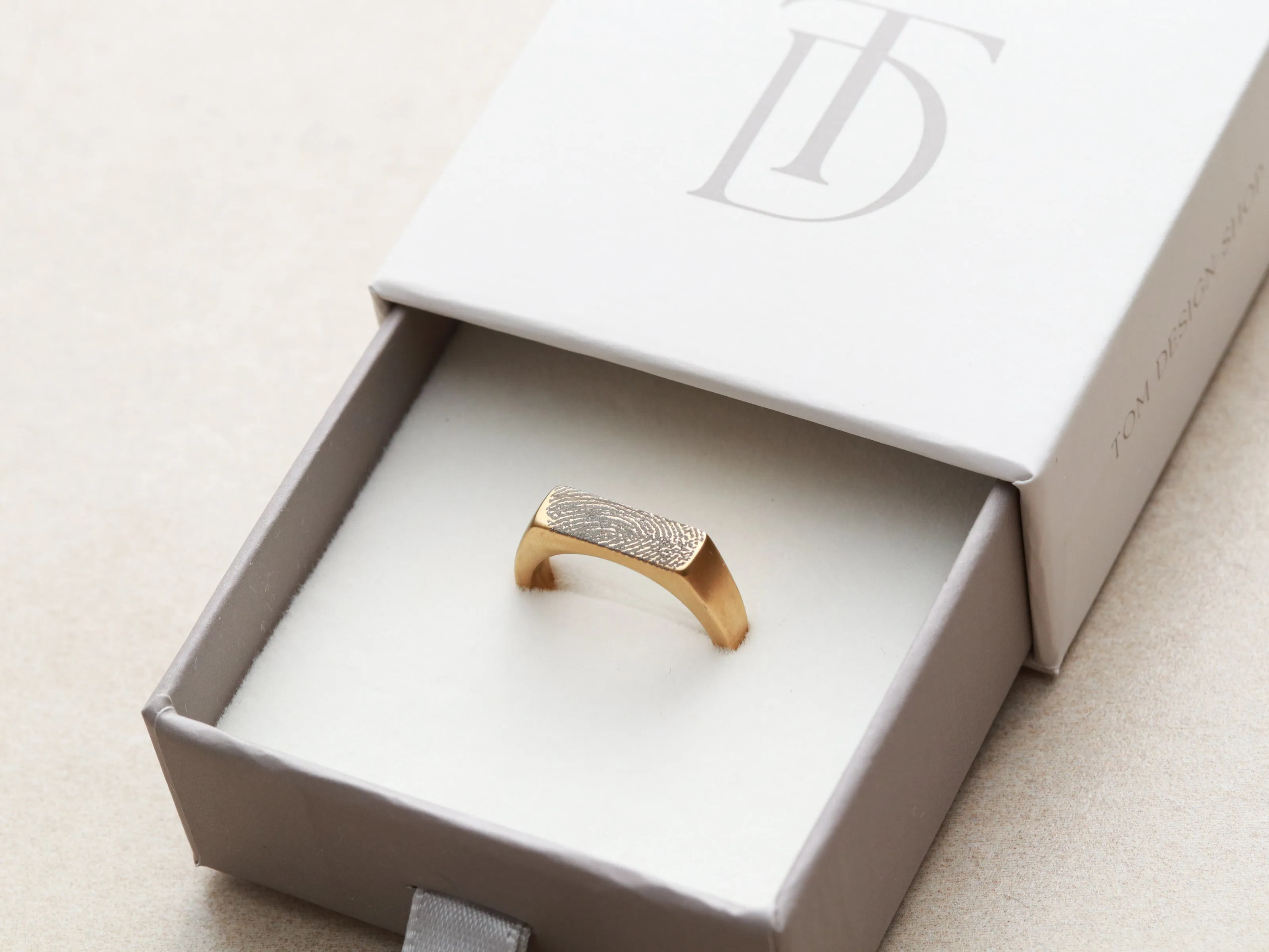 Handwriting Signet Ring