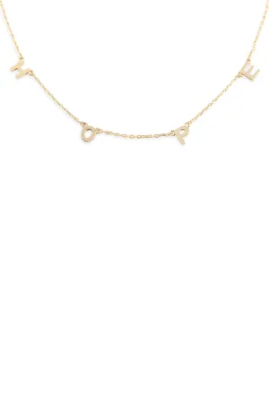 HOPE CHAIN NECKLACE