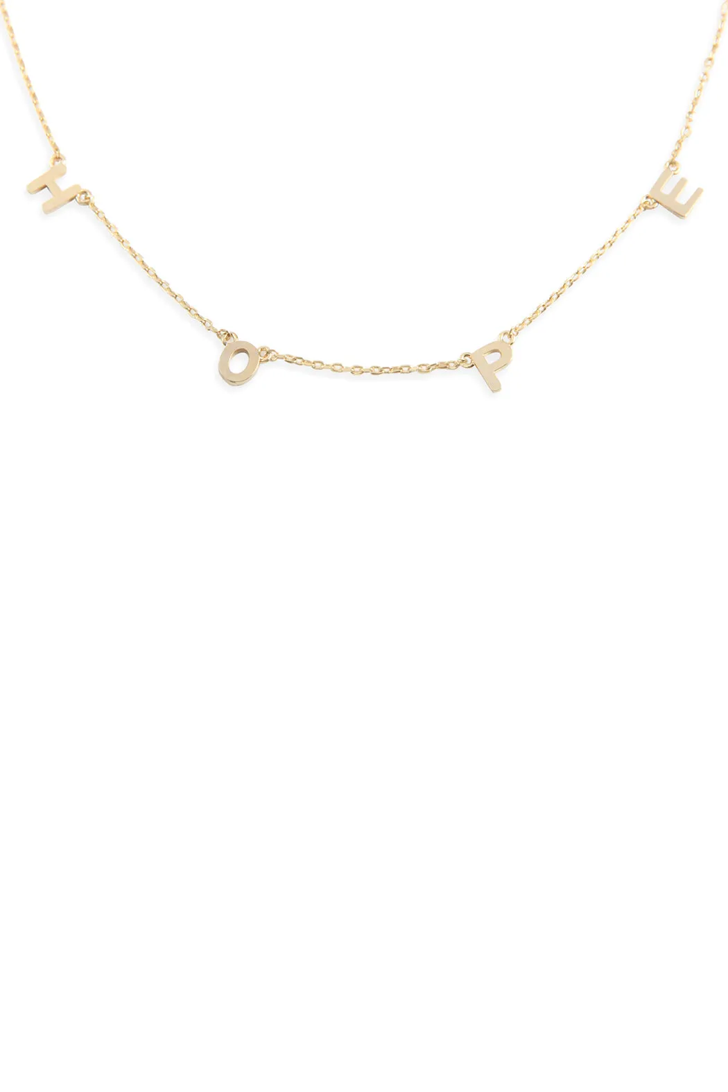 HOPE CHAIN NECKLACE