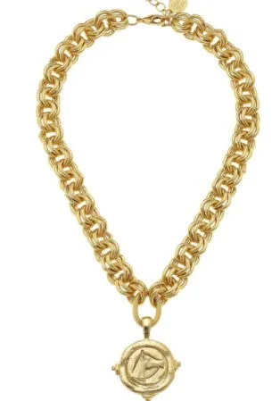 Horse Head Intaglio Necklace
