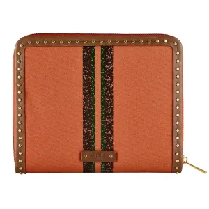 Ida Travel Zip Portfolio Orange
