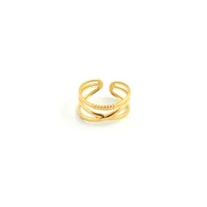 Infinix Adjustable Ring Gold Plated