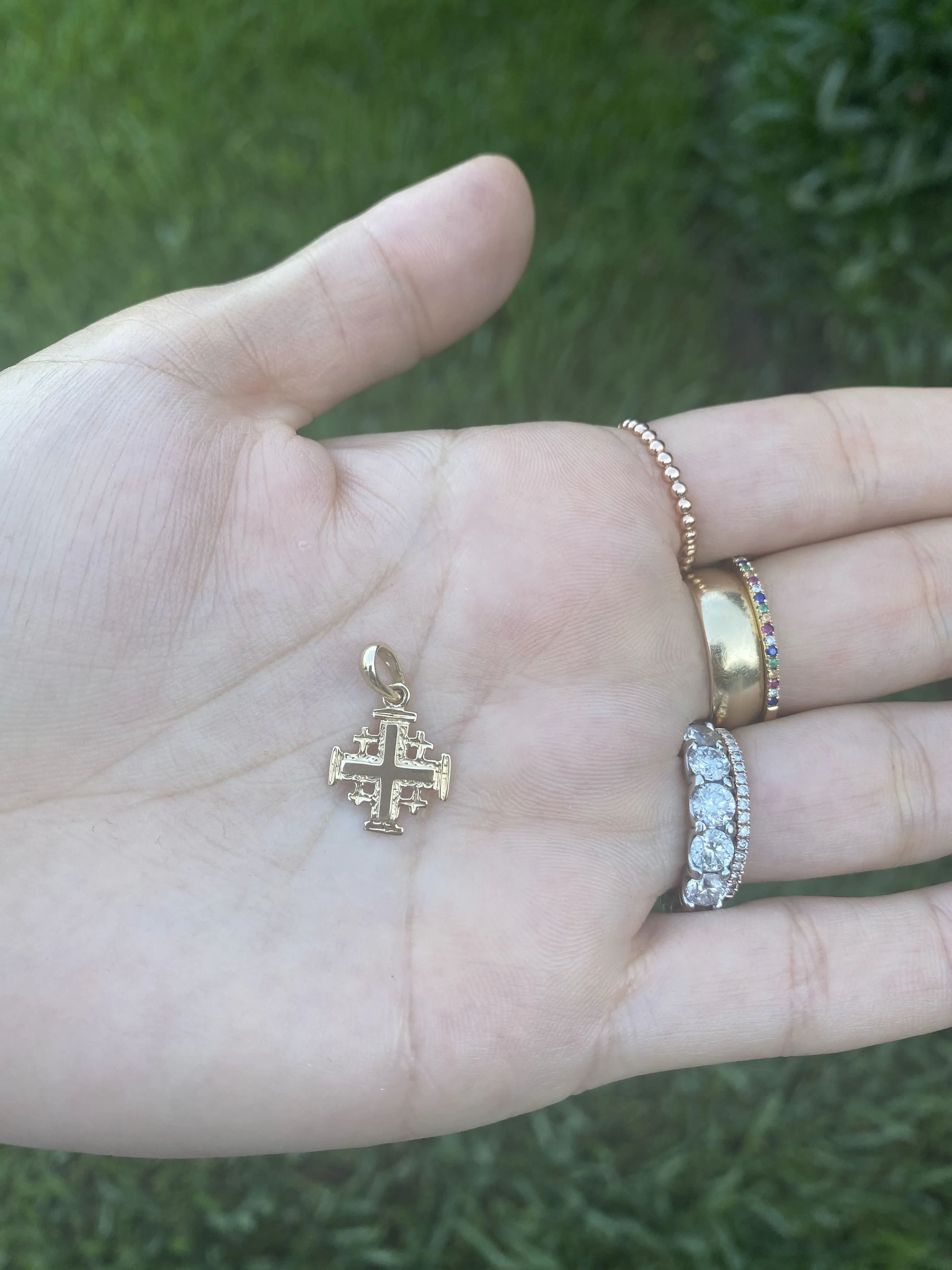 JERUSALEM CROSS CHARM