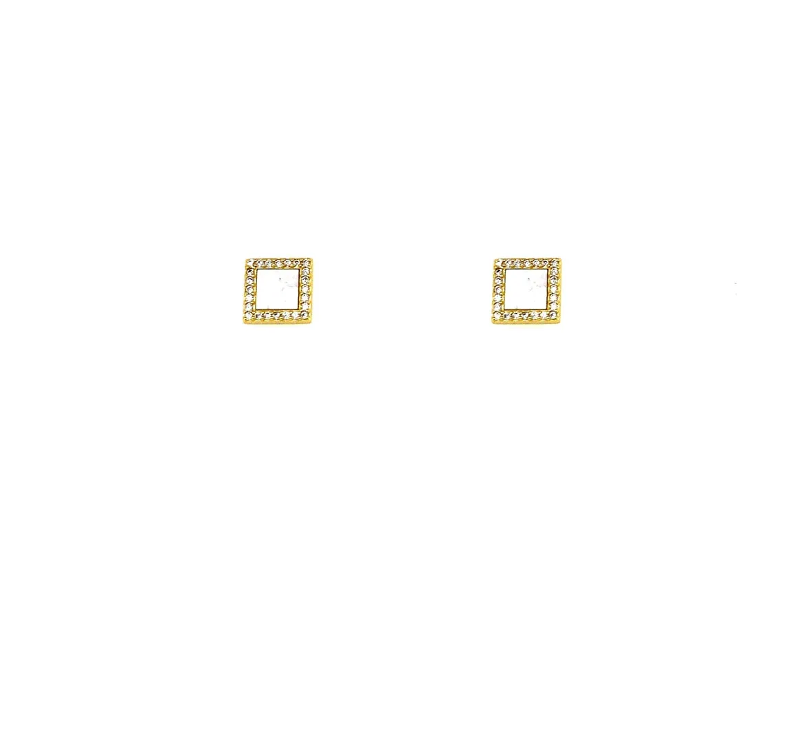 Kasumi square earrings
