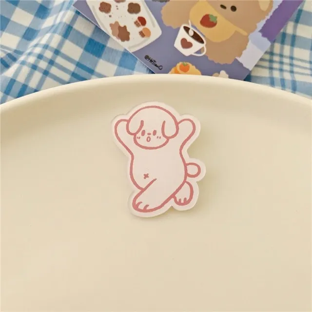 Kawaii Cartoons Animal Brooches