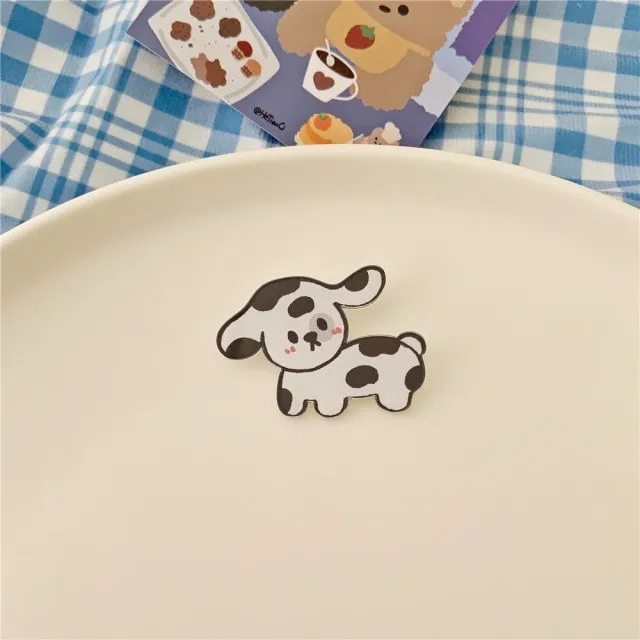 Kawaii Cartoons Animal Brooches