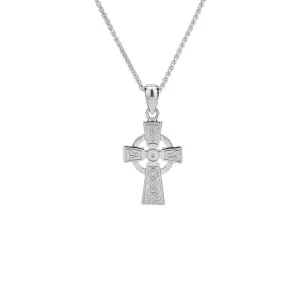 Keith Jack Small Celtic Cross Sterling Silver Pendant