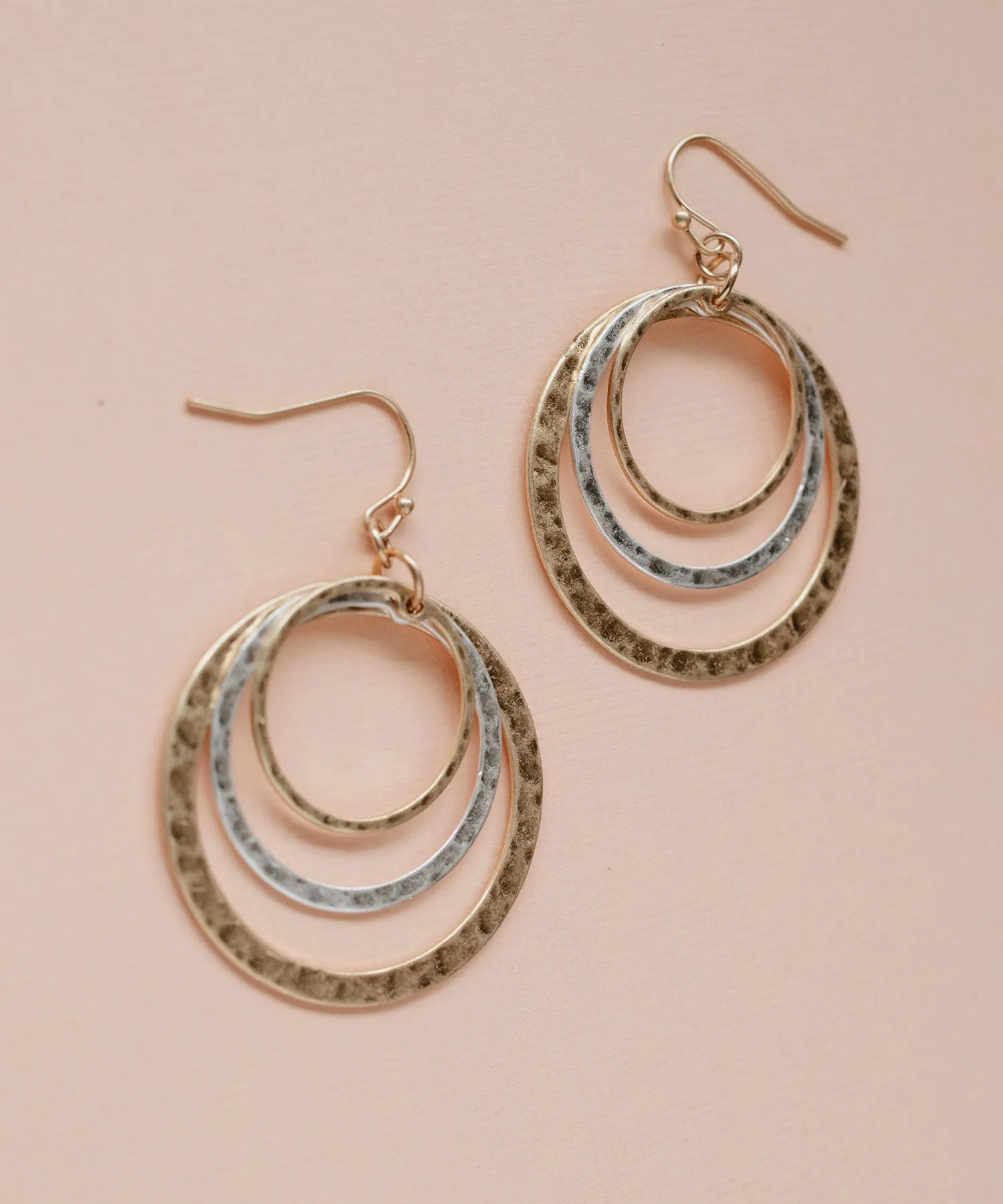Kent Drop Hoop Earrings