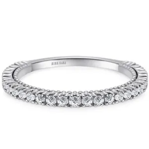 Kirk Kara "Stella" Beaded Diamond Wedding Band