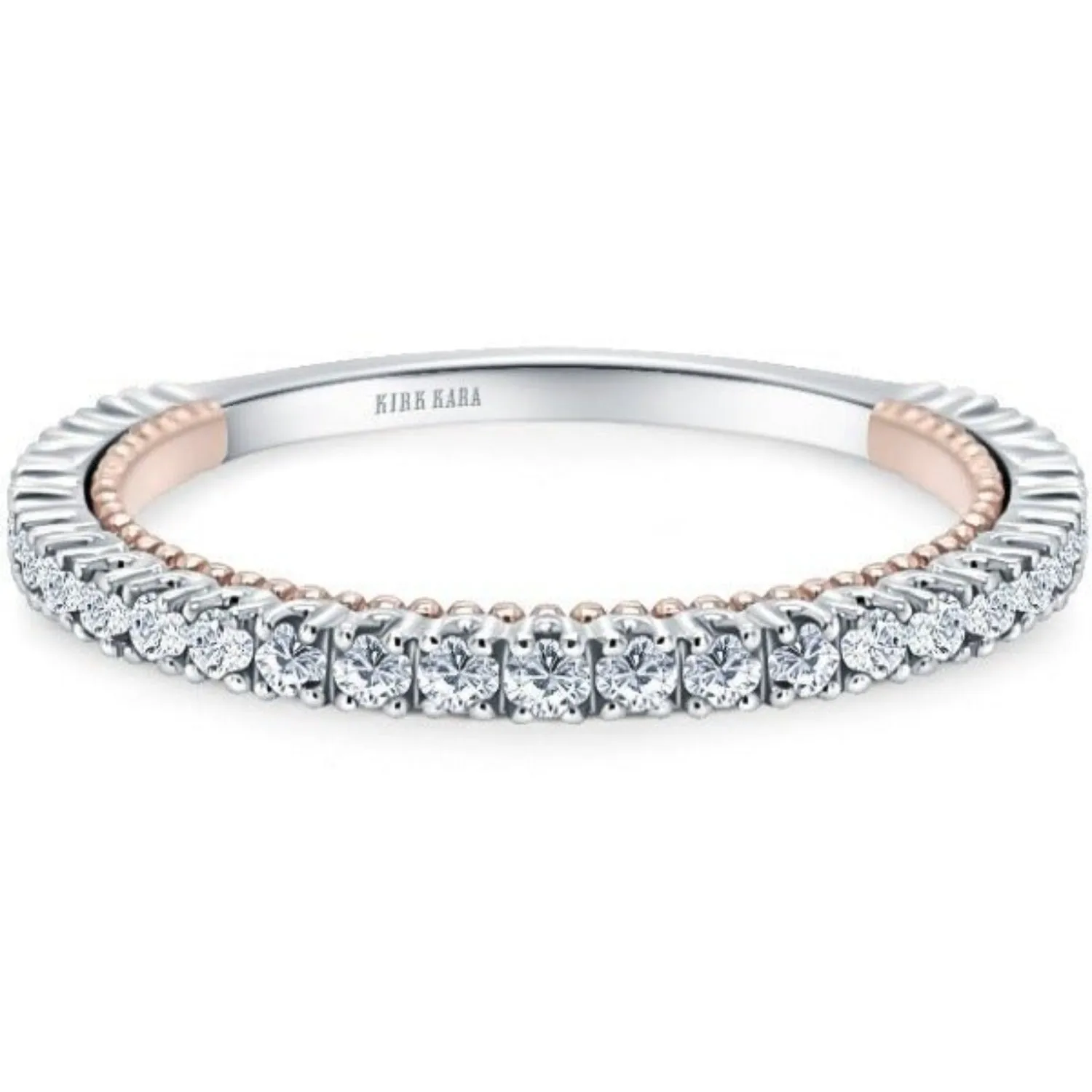 Kirk Kara "Stella" Beaded Diamond Wedding Band