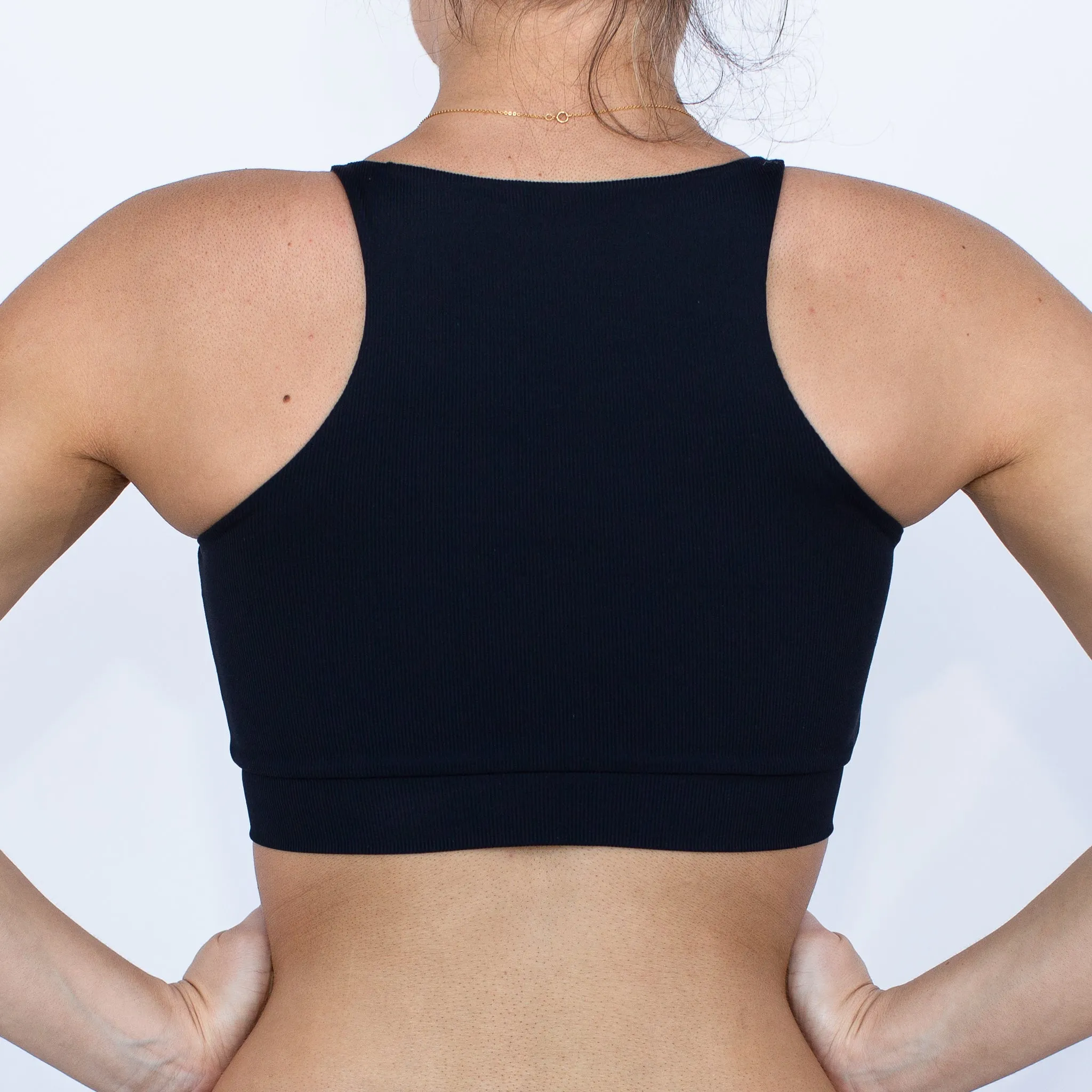 Laguna Bikini Top - Black Rib