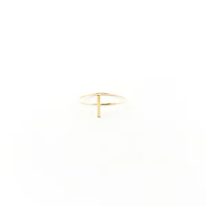 Long Bar Ring | Gold