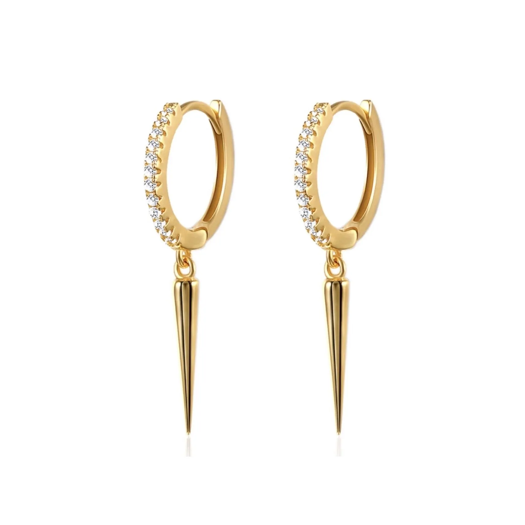 Long spiky Hoops