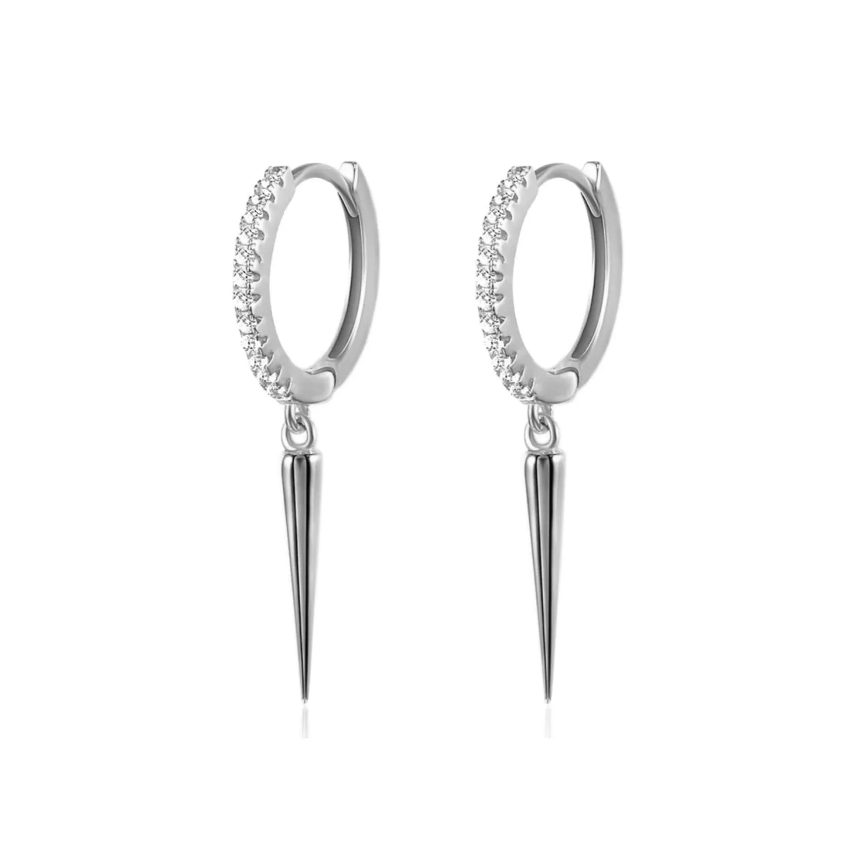 Long spiky Hoops