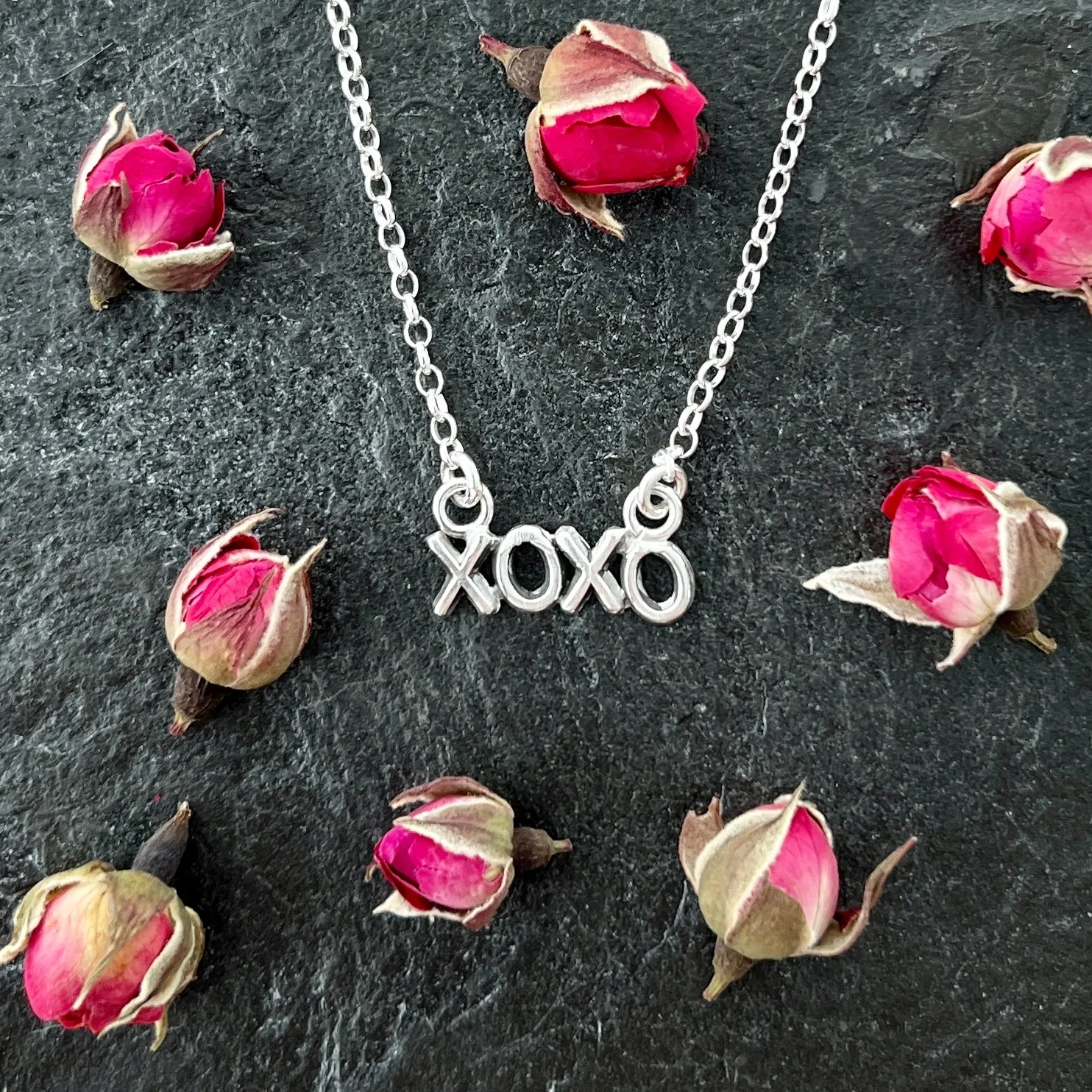 Love Quotes sterling silver necklace