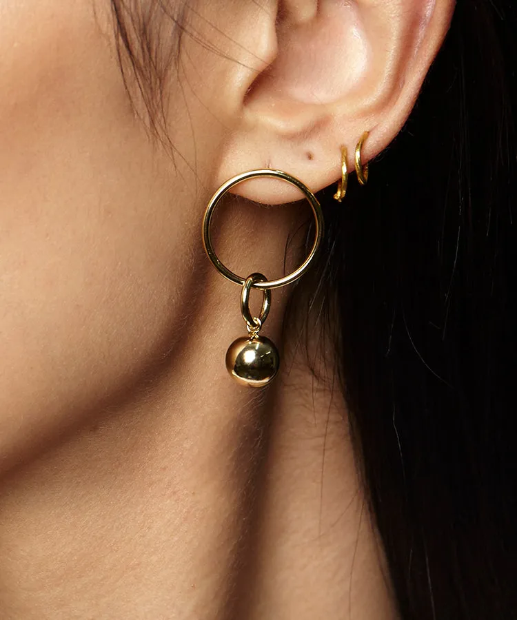 Lulu Mismatched Drop Earrings
