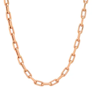 Luxe Link Drawn Gold Cable Chain Necklace