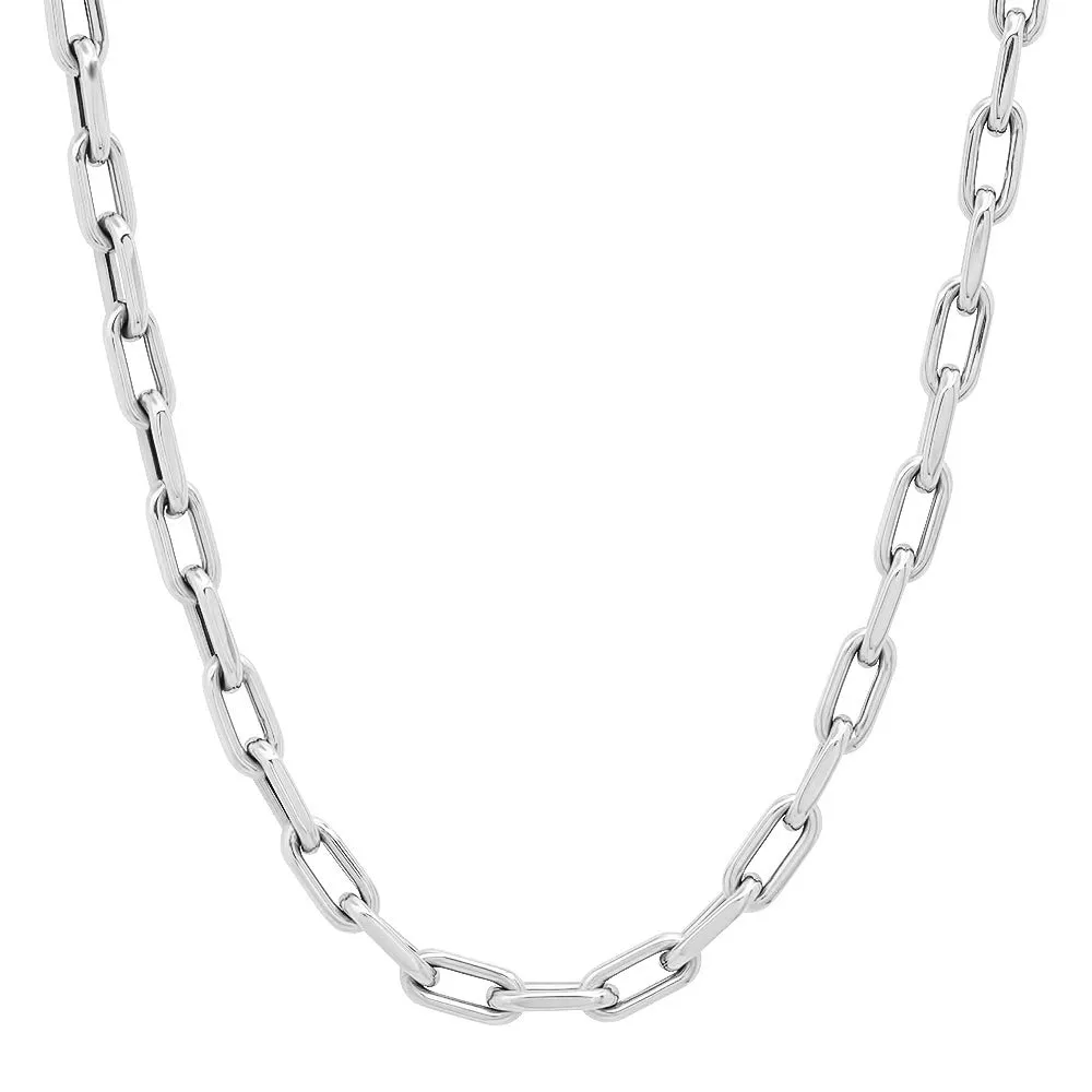 Luxe Link Drawn Gold Cable Chain Necklace