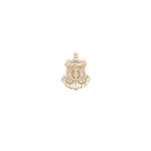 Mariner Anchor Cross Necklace