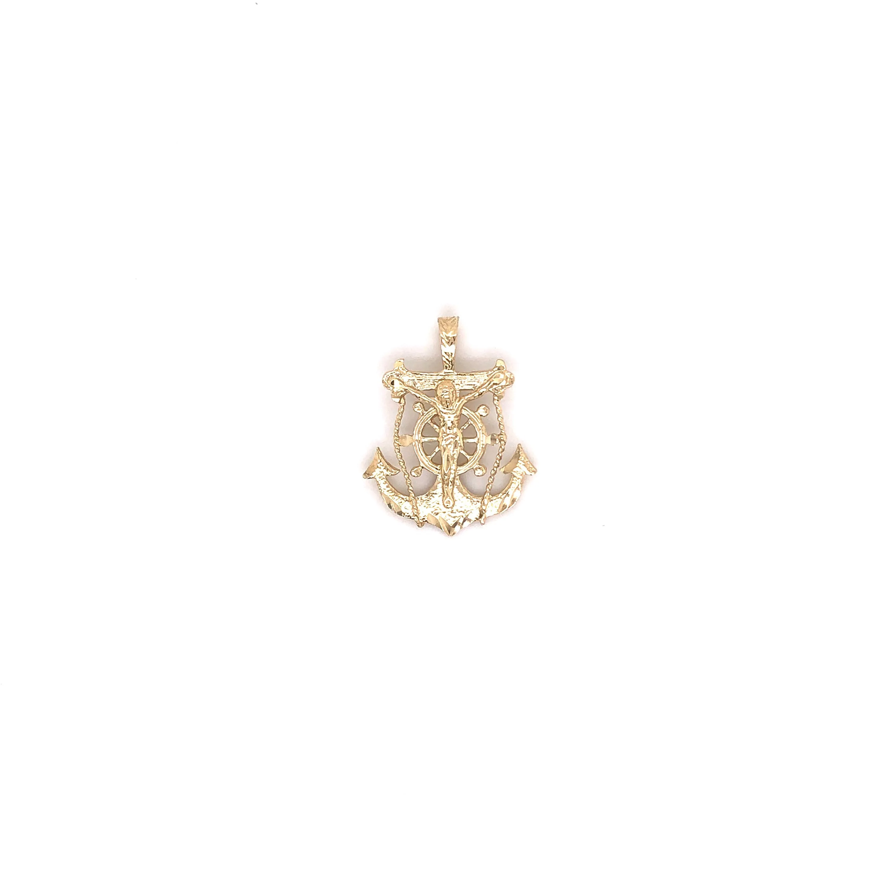 Mariner Anchor Cross Necklace