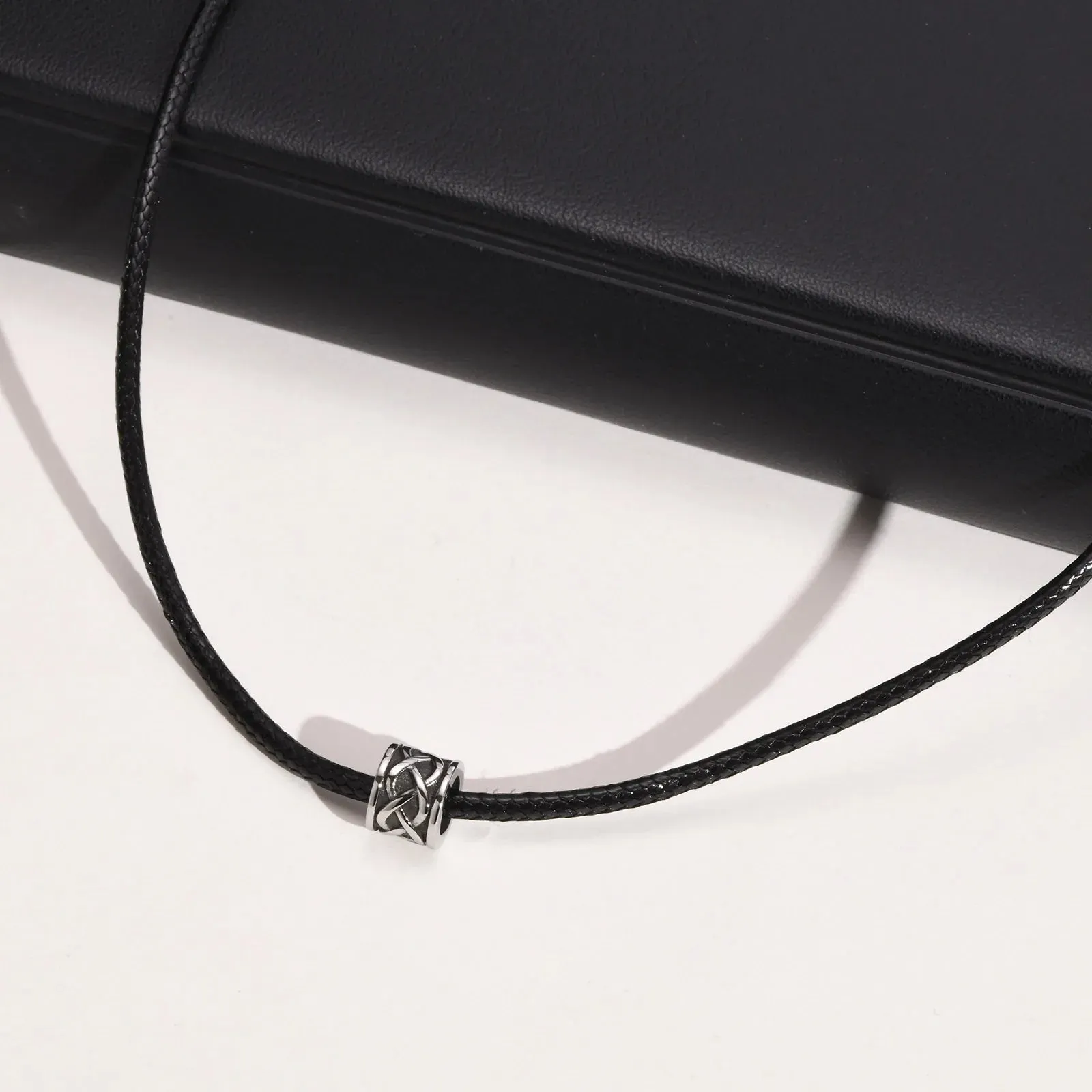 Men Waterproof Stainless Steel Celtic Knot Charm Necklaces