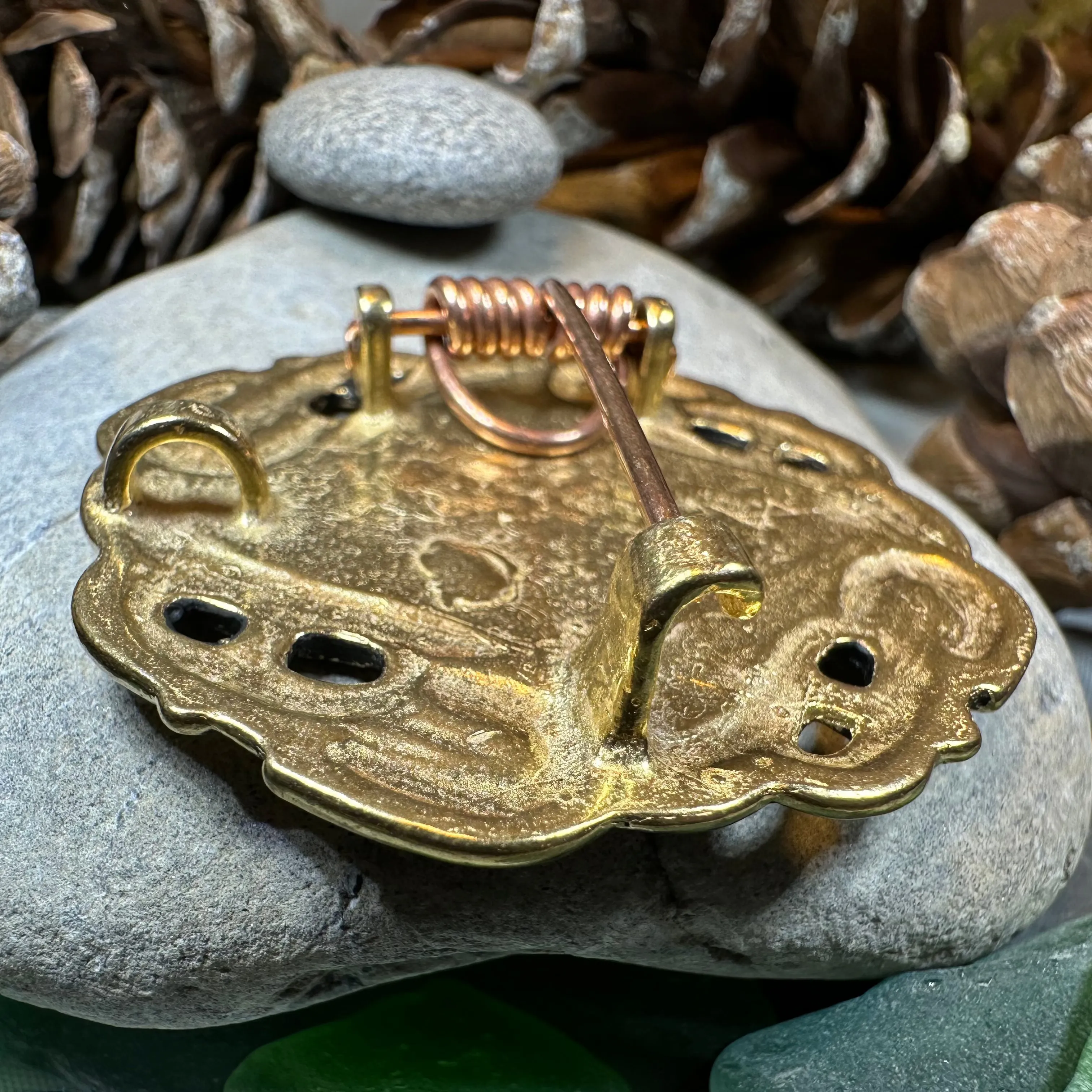 Merovingian Red Bird Brooch