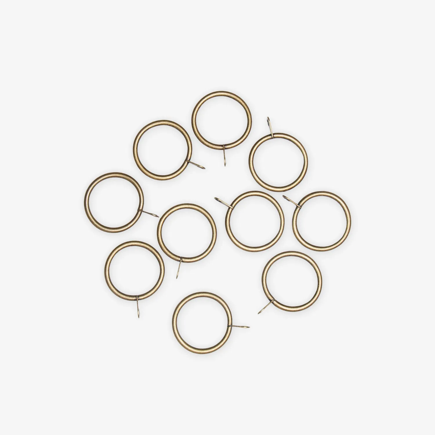 Metal Rings 25mm Antique Brass