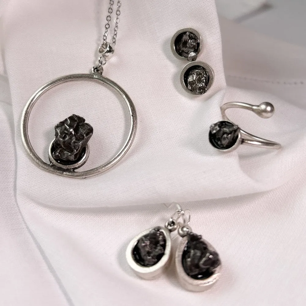 Meteorite Wrap Ring