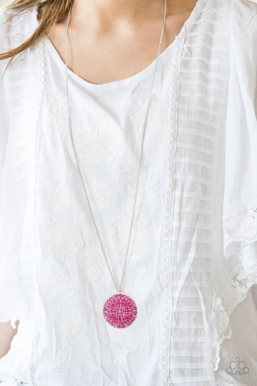 Midsummer Musical Pink Paparazzi Necklace