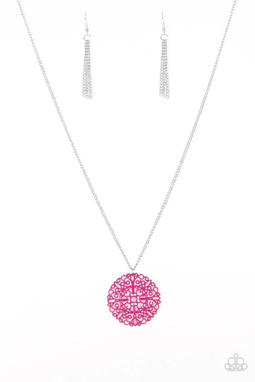 Midsummer Musical Pink Paparazzi Necklace