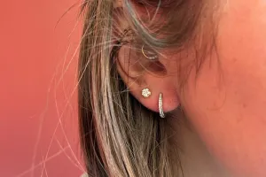 Mined Diamond Hoops 0.13 TCW