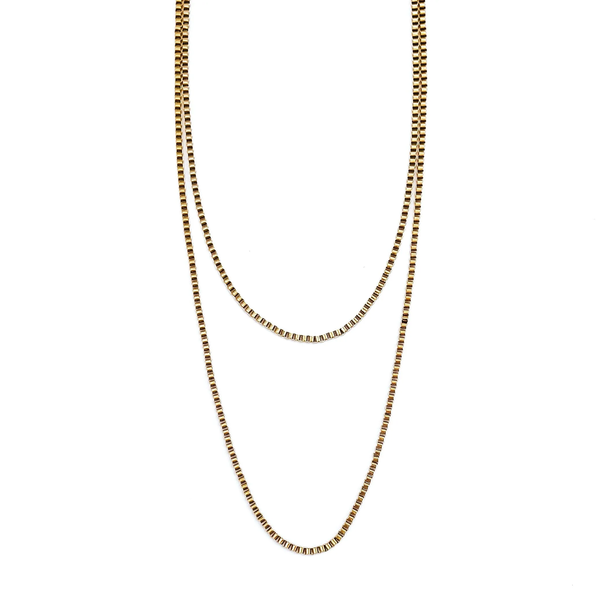 Mittie Gold Chain Necklace || Choose Length