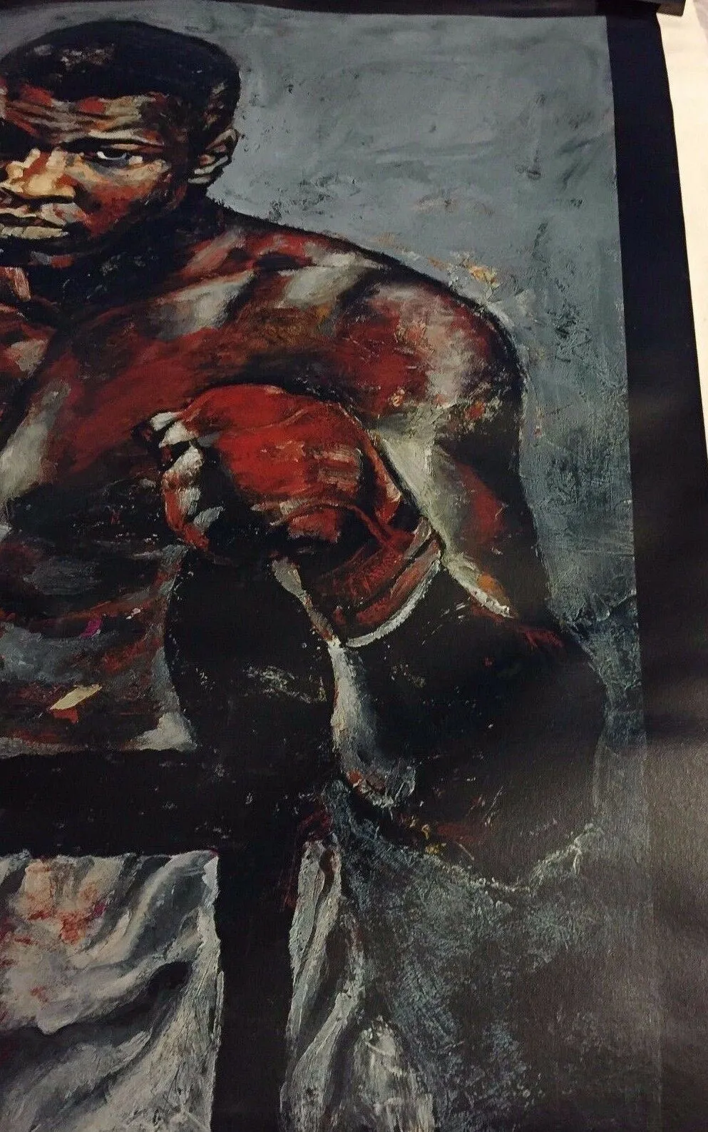 Muhammad Ali with Stephen Holland Signed Giclee on canvas Plus Free Joe Namath