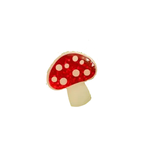 Mushroom Pin Brooch