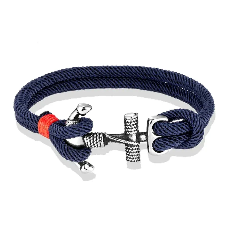 Nautical Survival Rope Waterproof Anchor Bracelet