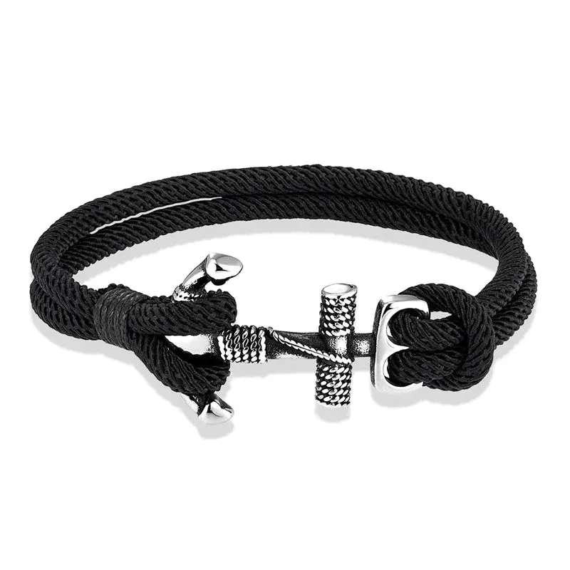 Nautical Survival Rope Waterproof Anchor Bracelet