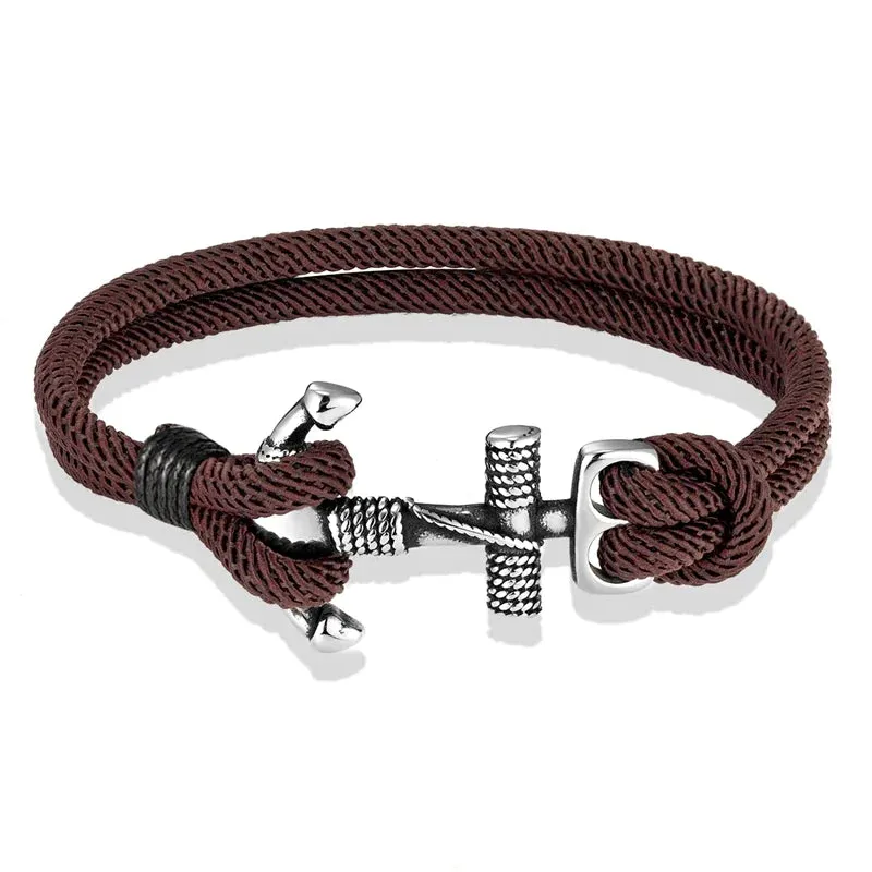 Nautical Survival Rope Waterproof Anchor Bracelet