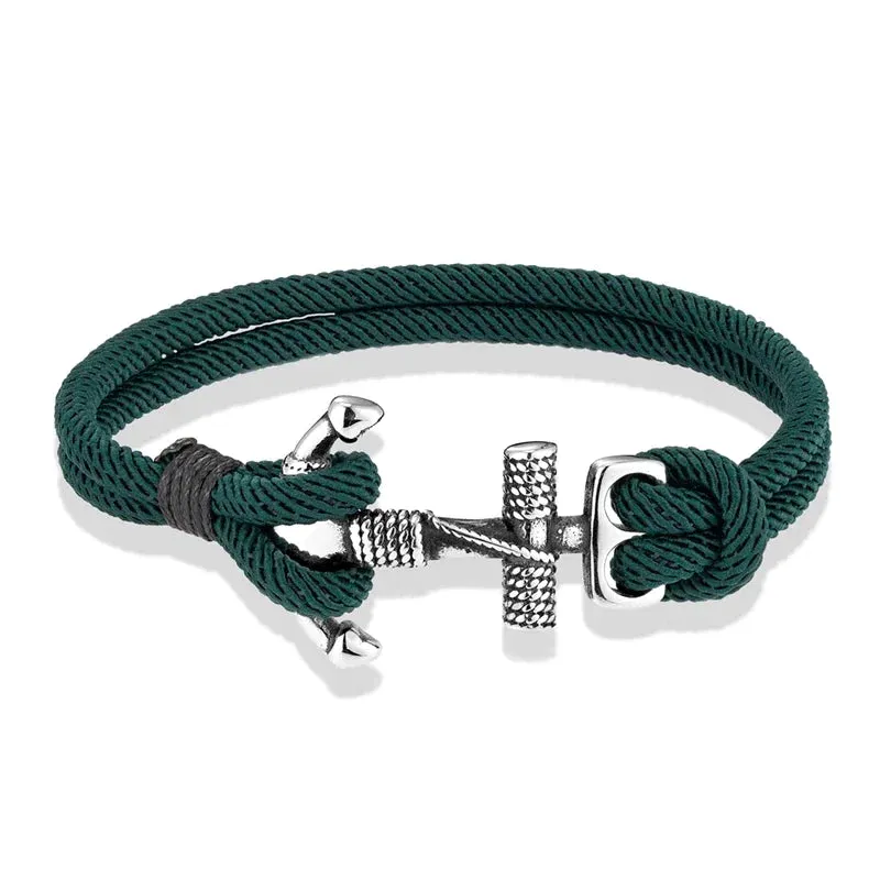 Nautical Survival Rope Waterproof Anchor Bracelet
