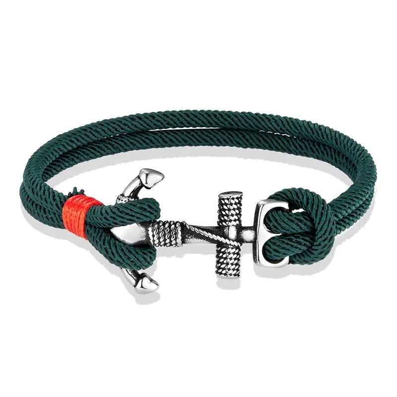 Nautical Survival Rope Waterproof Anchor Bracelet