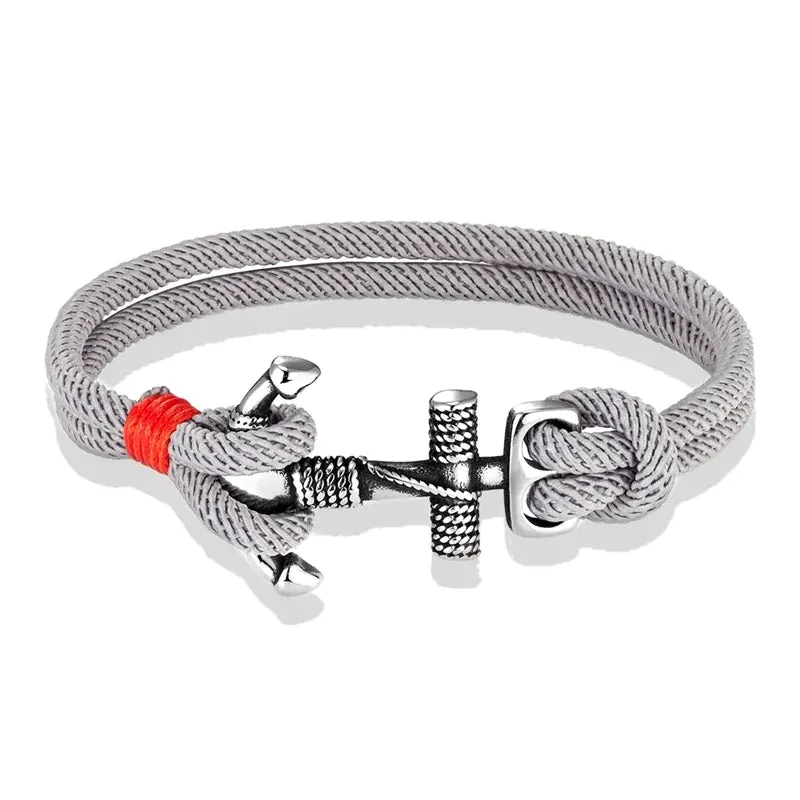 Nautical Survival Rope Waterproof Anchor Bracelet