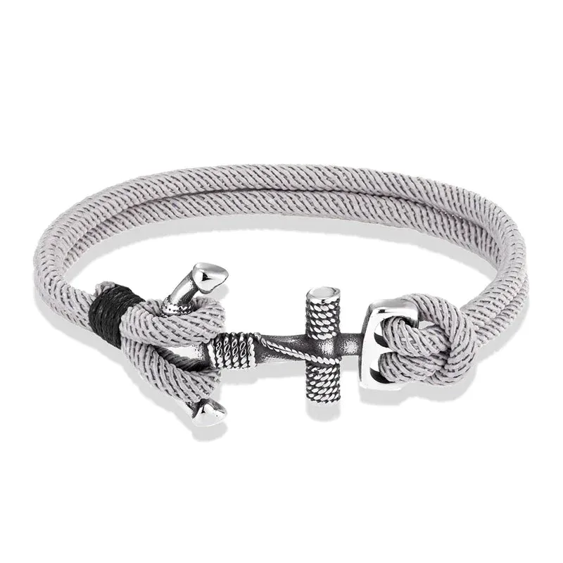 Nautical Survival Rope Waterproof Anchor Bracelet