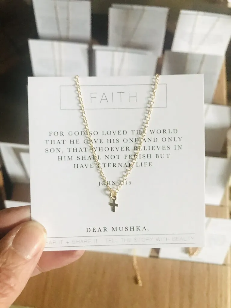 Necklace "Faith"