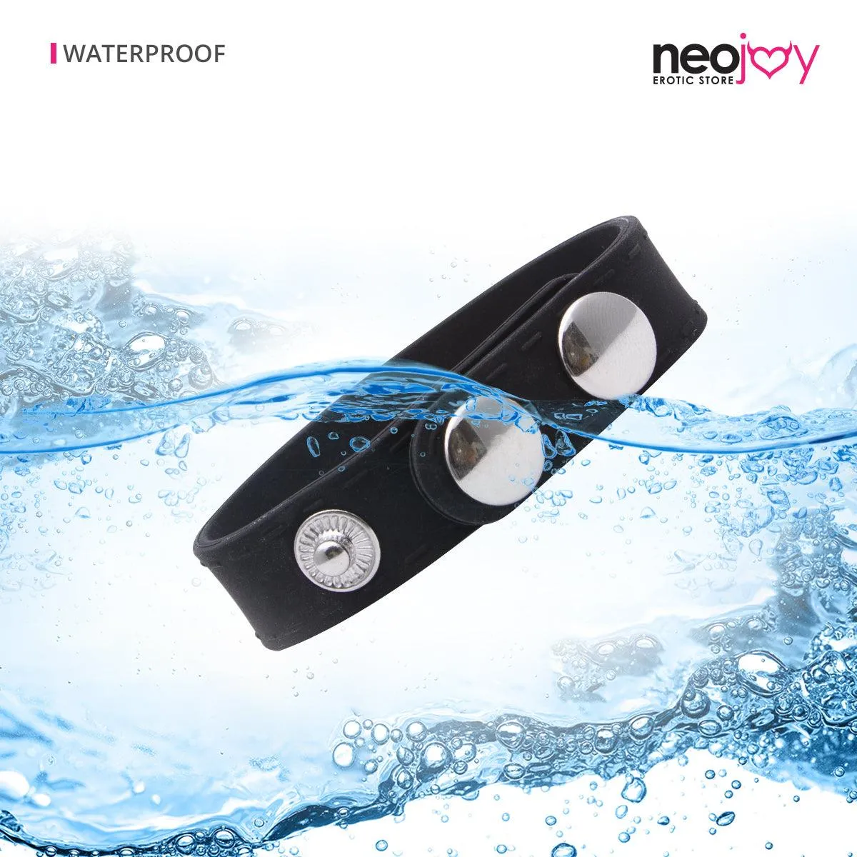 Neojoy Bondage Adjustable Silicone Penis Ring Male Sex Toy - Extra Small