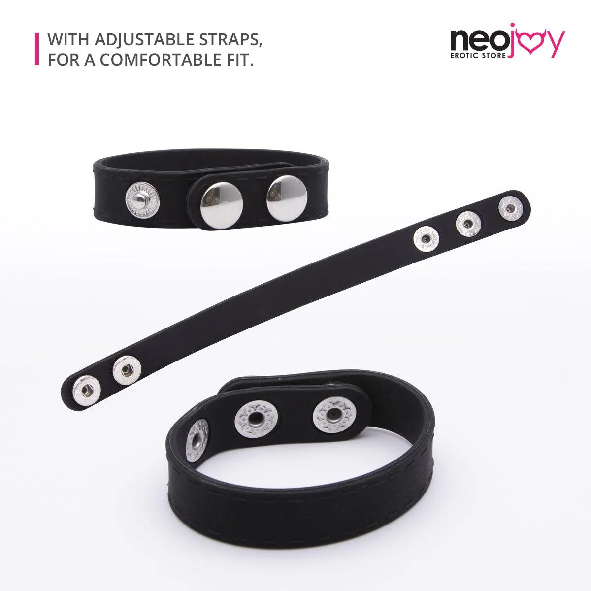 Neojoy Bondage Adjustable Silicone Penis Ring Male Sex Toy - Extra Small