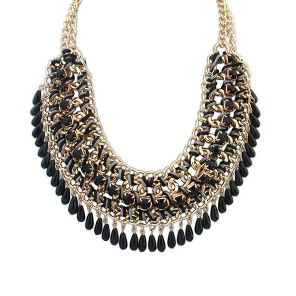 New Fashion Bohemia Knitting Necklace Choker Collar Necklace Fine Jewerly For Women Necklace