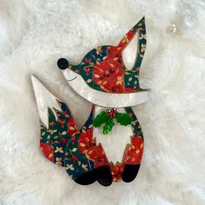 Noel the fox 🦊 - Brooch - Set of 2