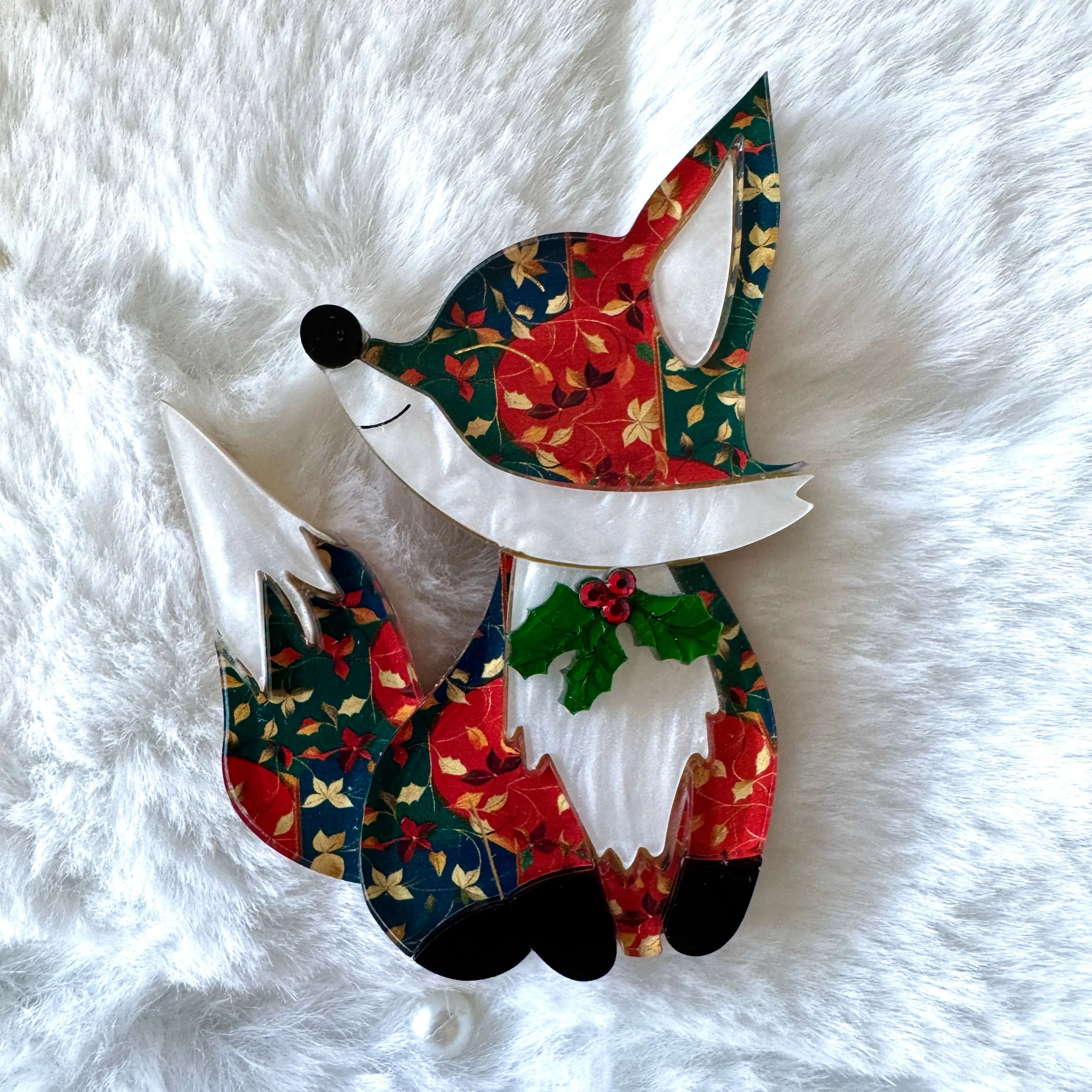 Noel the fox 🦊 - Brooch - Set of 2