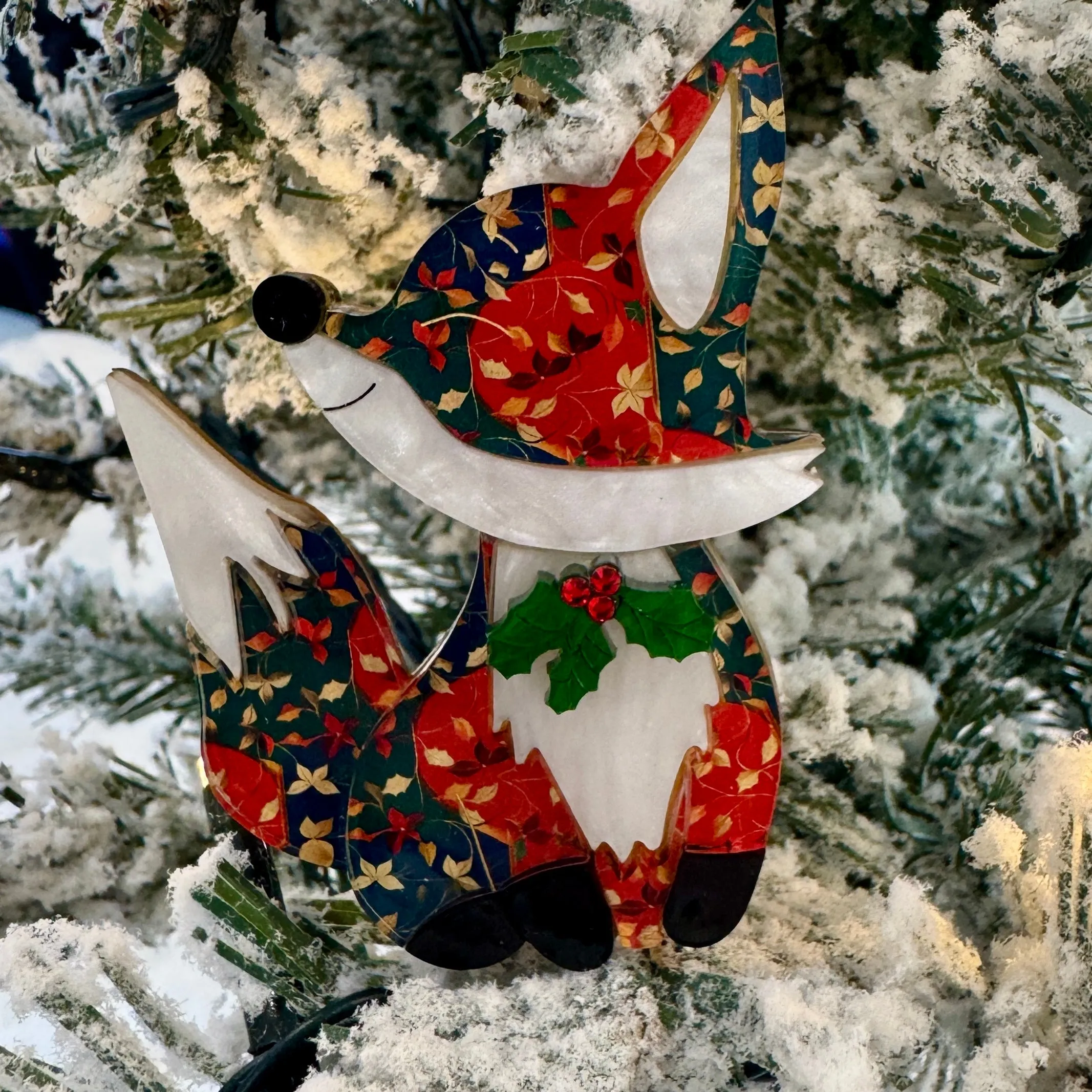 Noel the fox 🦊 - Brooch - Set of 2